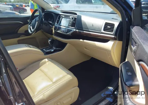 2015 Toyota Highlander Limited Platinum V6 from USA, damaged, VIN 5TDDKRFH4FS209616